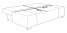 Sofa rozkładana do salonu Kordoba Grafit/Szary, 10253524