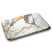 Inny kolor wybarwienia: Dywanik Łazienkowy miękki Mata Biały marmur - 75x45 cm