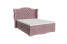 Inny kolor wybarwienia: Ropez Montana 140x200 łóżko z topperem i pojemnikami różowy