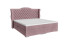 Inny kolor wybarwienia: Ropez Montana 180x200 łóżko z topperem i pojemnikami różowy