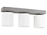 Produkt: lampa sufitowa Gentle 3-punktowa betonowa biało-szara