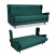 Inny kolor wybarwienia: Wersalka sofa uszak kanapa rozkładana Ari zielona