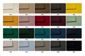 Wzornik kolorów tkanin do fotel uszak Family Meble
