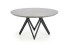 Produkt: Stół Misto okrągły, popielaty marmur/czarny