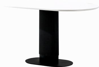 Stół Maxim biały/czarny, 1033153