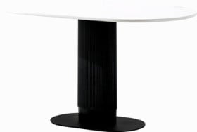 Stół Maxim biały/czarny
