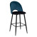 Produkt: Krzesło barowe welurowe KARA, 110 cm