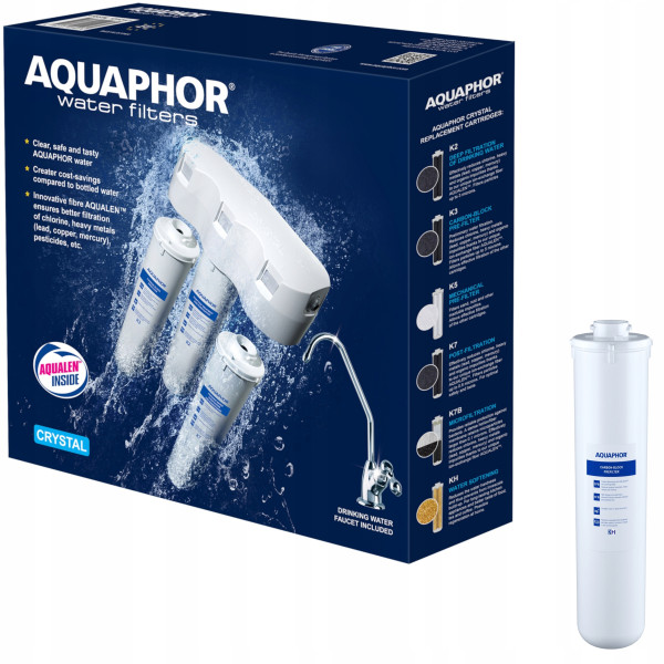 Filtr do wody Aquaphor Aquaphor Kryształ H + wkład KH, 1034791