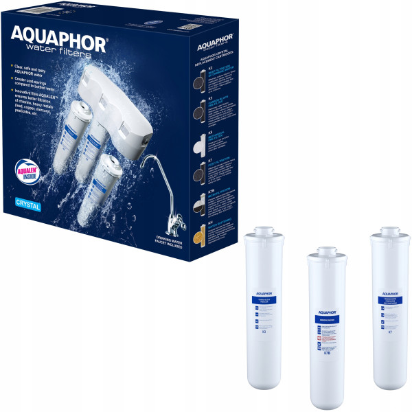 Filtr do wody Aquaphor Kryształ B ECO + komplet wkładów, 1034826