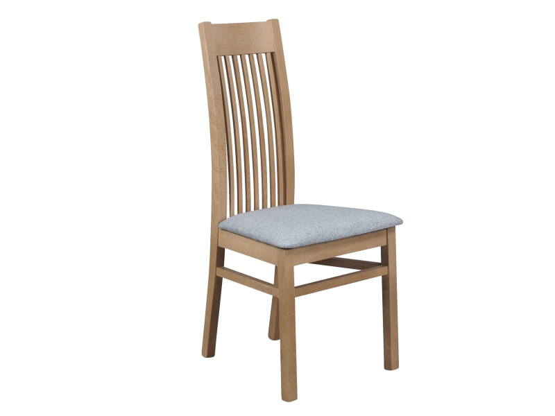 Krzesło drewniane z tapicerowanym siedziskiem MONTANA, 1037134