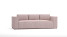 Inny kolor wybarwienia: Ropez Cloe sofa 3 osobowa bez funkcji tkanina sztruks różowy