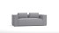 Produkt: Ropez Cloe sofa 2 osobowa bez funkcji mikrofibra szary