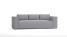 Produkt: Ropez Cloe sofa 3 osobowa bez funkcji mikrofibra szary