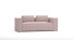 Inny kolor wybarwienia: Ropez Cloe sofa 2 osobowa bez funkcji tkanina sztruks różowy