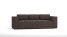 Inny kolor wybarwienia: Ropez Cloe sofa 3 osobowa bez funkcji tkanina sztruks brąz