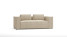 Inny kolor wybarwienia: Ropez Cloe sofa 2 osobowa bez funkcji tkanina sztruks beż