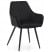 Inny kolor wybarwienia: Krzesło tapicerowane pikowane welur PASSO czarne