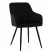 Inny kolor wybarwienia: Krzesło tapicerowane do jadalni TODI welur czarny