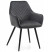 Inny kolor wybarwienia: Krzesło tapicerowane pikowane welur VASTO szare