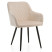Inny kolor wybarwienia: Krzesło tapicerowane TODI welur beżowe do salonu jadalni