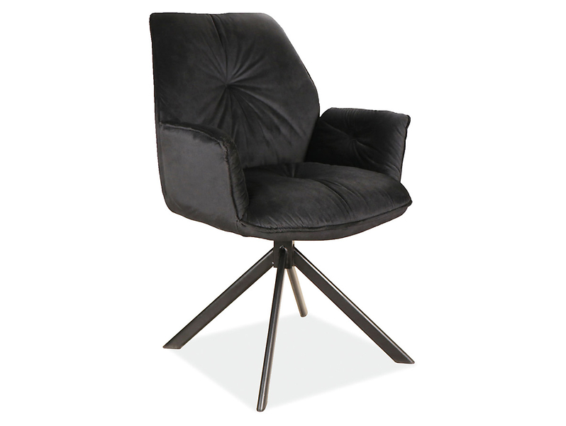 krzesło velvet czarny Boogie II, 1039502