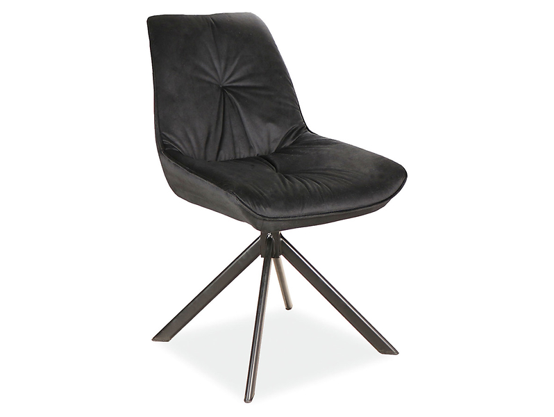 krzesło velvet czarny Boogie I, 1039505