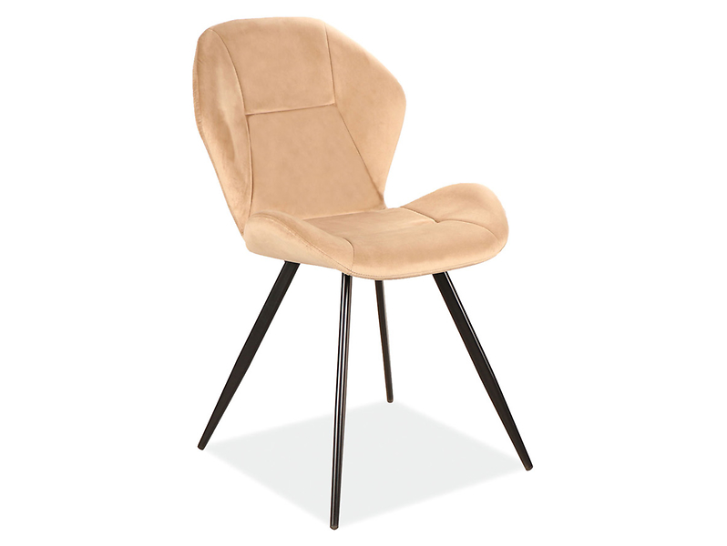 krzesło velvet beżowy Ginger, 1040398