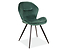 Inny kolor wybarwienia: krzesło velvet zielony Ginger