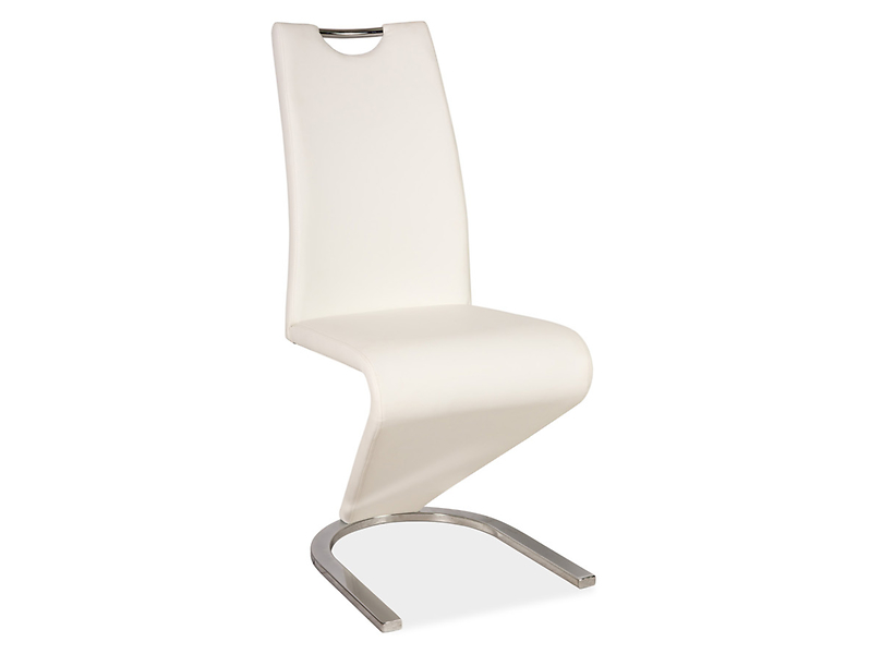 krzesło biały ekoskóra H-090, 1040433