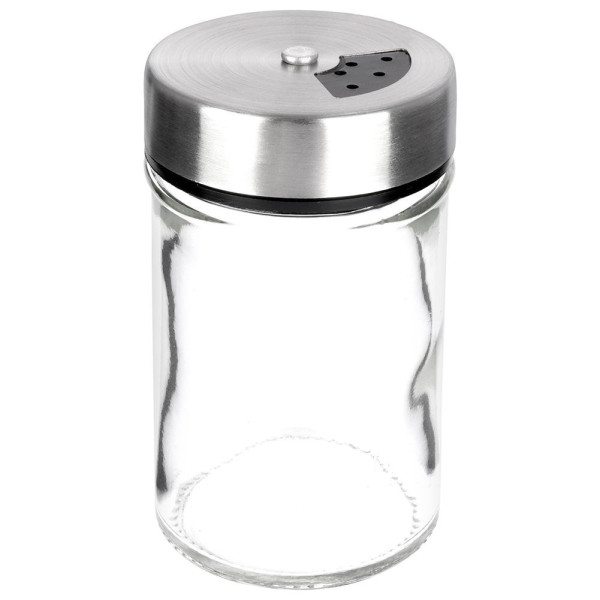 Pojemnik szklany na przyprawy z dozownikiem 100 ml, 1041778