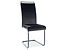 Inny kolor wybarwienia: krzesło velvet czarny H-441