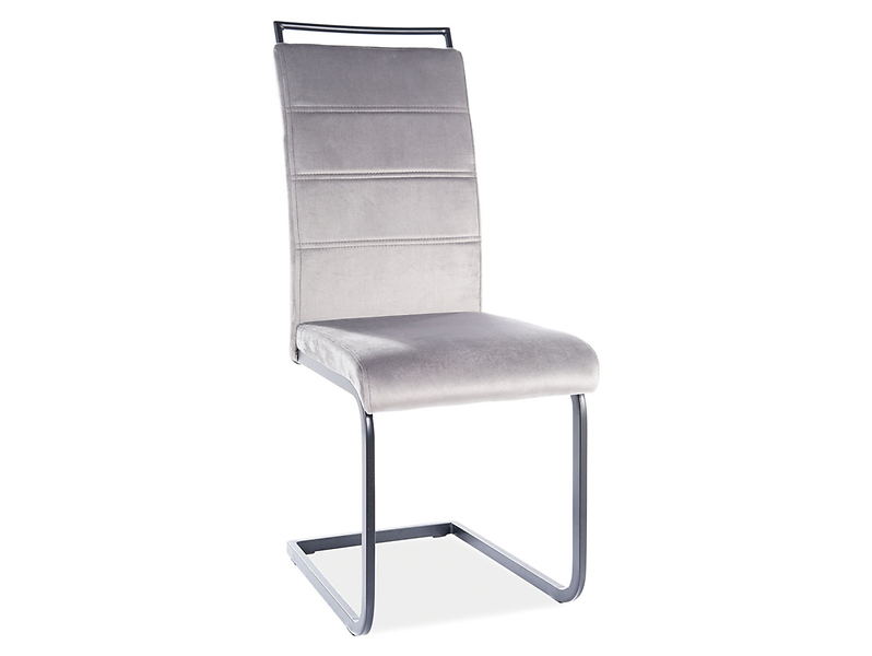 krzesło velvet szary H-441, 1042025