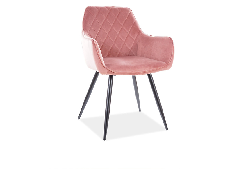 krzesło antyczny róż velvet Linea, 1042056
