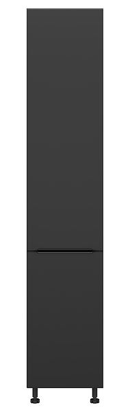 szafka kuchenna dolna wysoka Sole L6 40 cm lewa czarny mat, 1042101