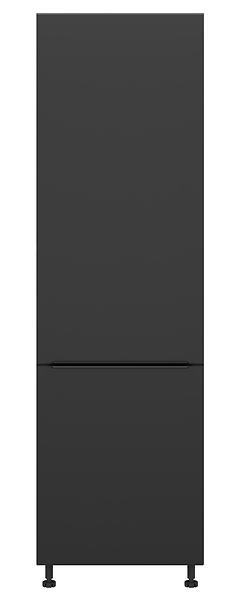 szafka kuchenna dolna Sole L6 60 cm lewa wysoka czarny mat, 1042128