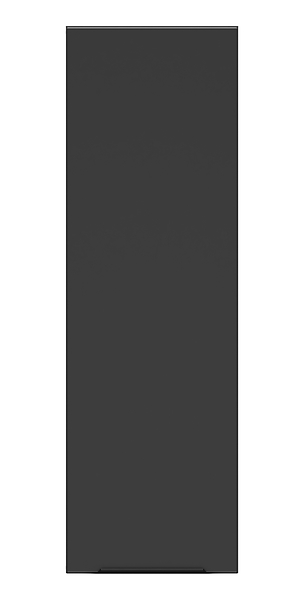 szafka kuchenna górna Sole L6 30 cm prawa czarny mat, 1042501