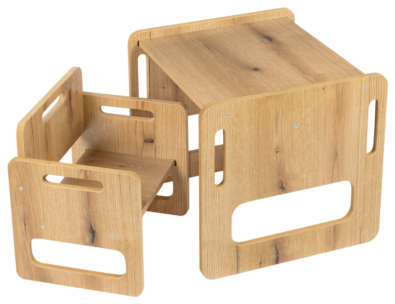 Stolik z krzesełkiem dla dzieci MINO 2-4 lat zestaw do pokoju Verk.design, 10427761