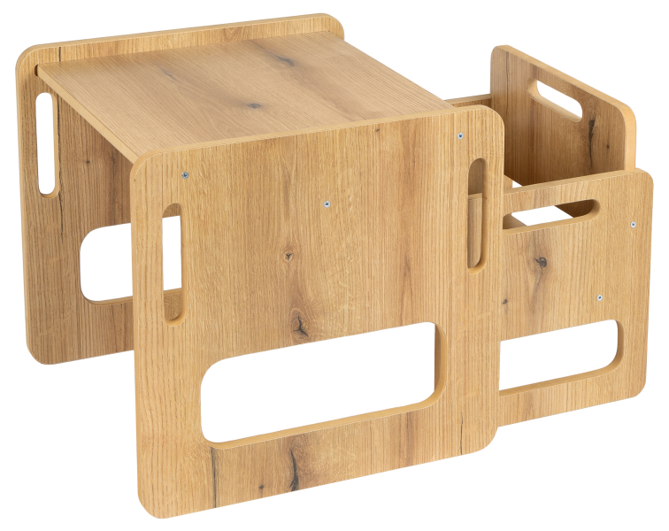 Stolik z krzesełkiem dla dzieci MINO 2-4 lat zestaw do pokoju Verk.design, 10427763