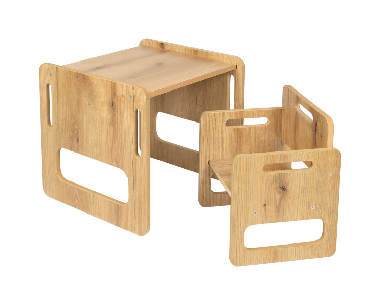 Stolik z krzesełkiem dla dzieci MINO 2-4 lat zestaw do pokoju Verk.design, 10427768