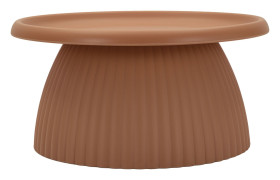 Stolik z PP w kolorze cegły ø 70x35 cm