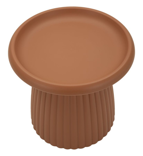 Stolik z polipropylenu ceglasty ø 50x45 cm, 10435339