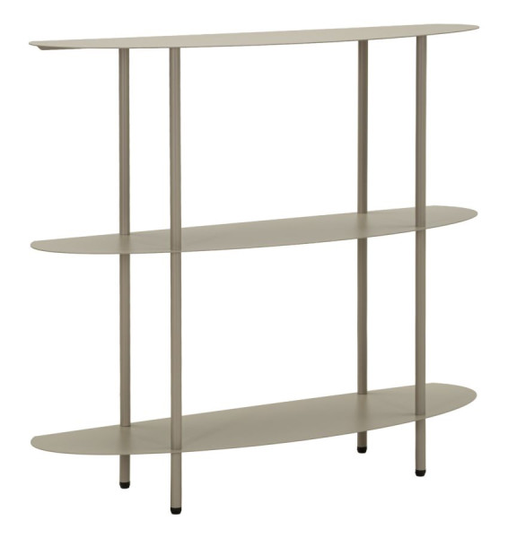 Konsola metalowa w kolorze taupe 90x28x81 cm, 10438719