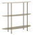Konsola metalowa w kolorze taupe 90x28x81 cm, 10438719