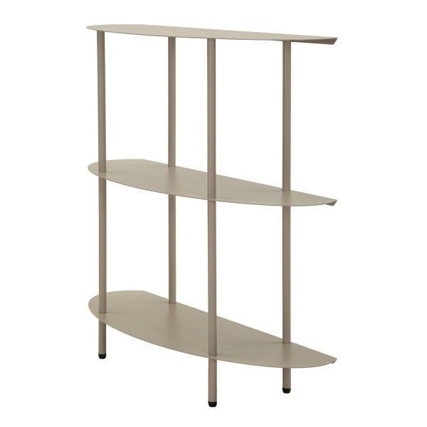Konsola metalowa w kolorze taupe 90x28x81 cm, 10438721