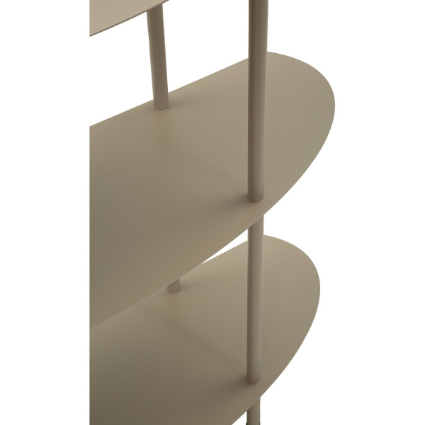 Konsola metalowa w kolorze taupe 90x28x81 cm, 10438722