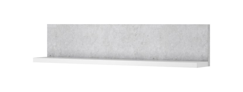 Półka BOTA biała/beton colorado, 1044922