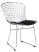 Produkt: Krzesło NET SOFT chrom - czarna poduszka, metal
