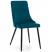 Inny kolor wybarwienia: Krzesło tapicerowane welurowe turkusowe UNO welur aksamit