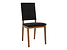Produkt: krzesło tapicerowane Zenda czarne/dąb waterford