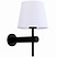 Produkt: Abażurowa LAMPA ścienna TIVOLI LP-1133/1W BK Light Prestige